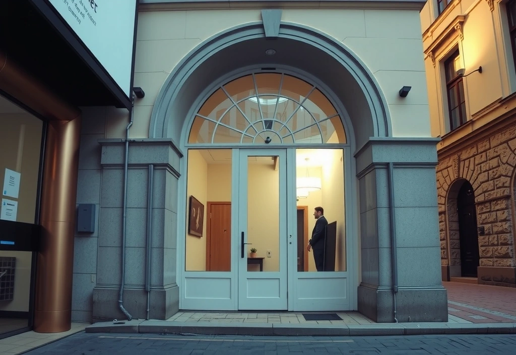 Вход на нашия офис в София